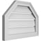Ekena Millwork Octagonal Top Surface Mount PVC Gable Vent w/ 2"W x 1-1/2"P Brickmould Frame, 22"W x 16"H GVPOT22X1602SF - alternate 3